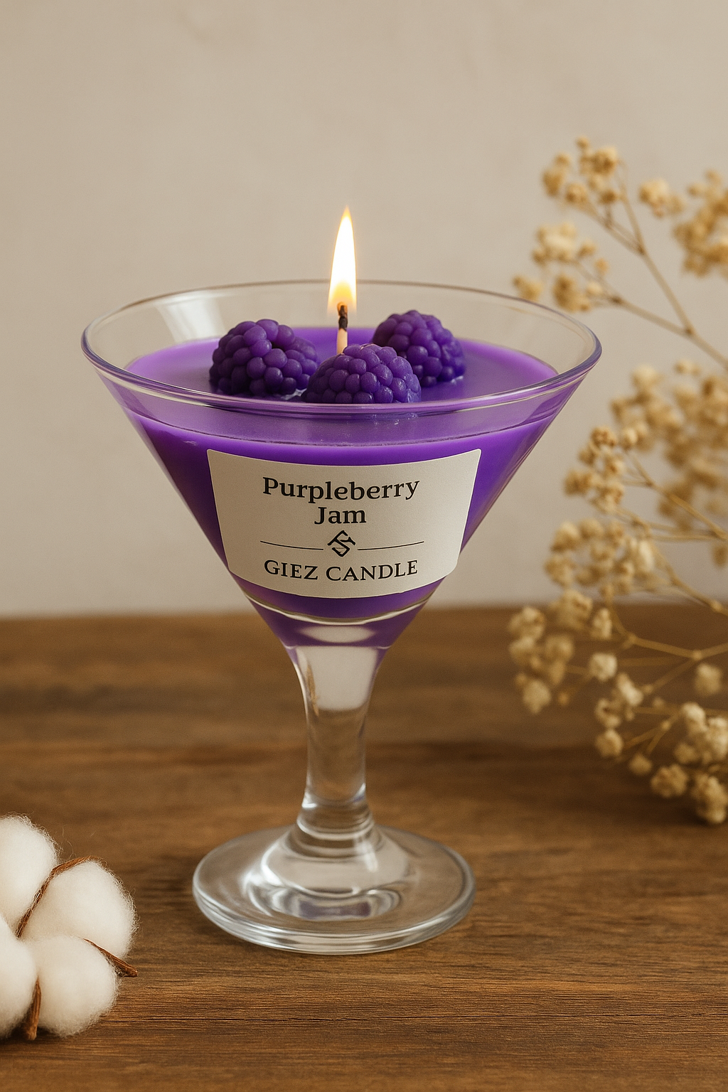 Purpleberry Jam — mor meyveli mum